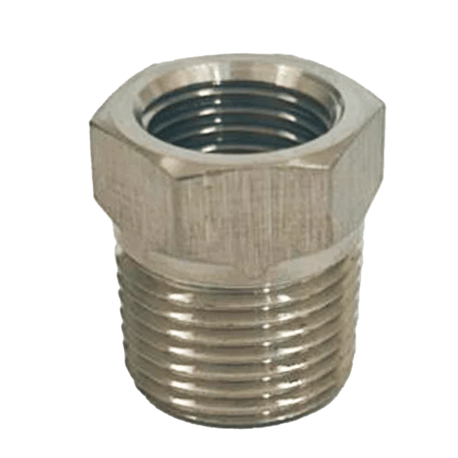 Adaptador MFI Inox 304 - Macho 3/8 NPT X 1/4 NPT Fêmea