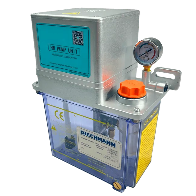 Bomba De Lubrificação Linha Simples NW-2202-210XI Reserv 2,0l Para Uso Com CLP 220v/60z Com Valvula De Despresurização