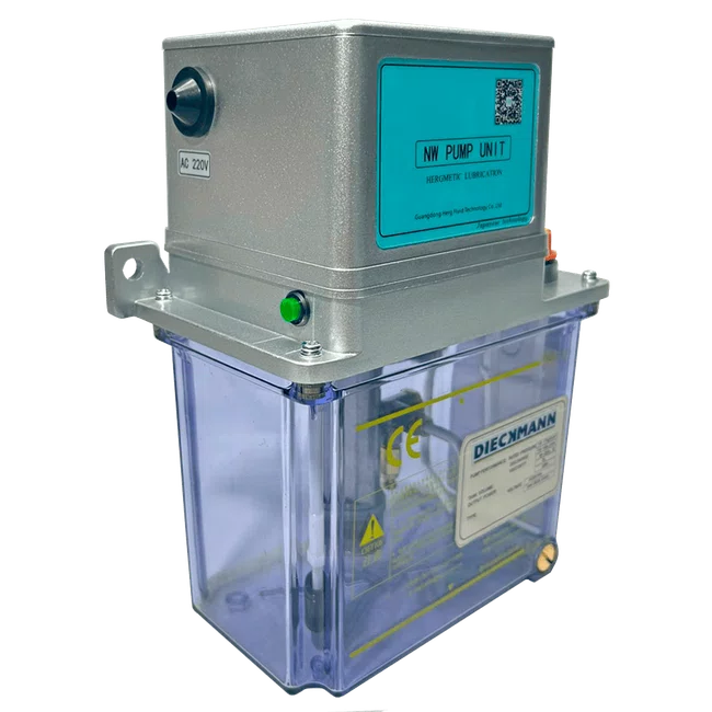 Bomba De Lubrificação Linha Simples NW-2202-210XI Reserv 2,0l Para Uso Com CLP 220v/60z Com Valvula De Despresurização