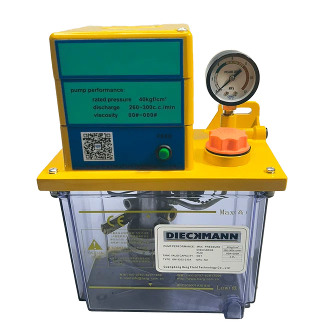 Bomba De Lubrificação Linha Simples Para Graxa GM-3202-230X Reserv 2,0l Para Uso Com CLP 220v/60hz Com Valv Despresurização