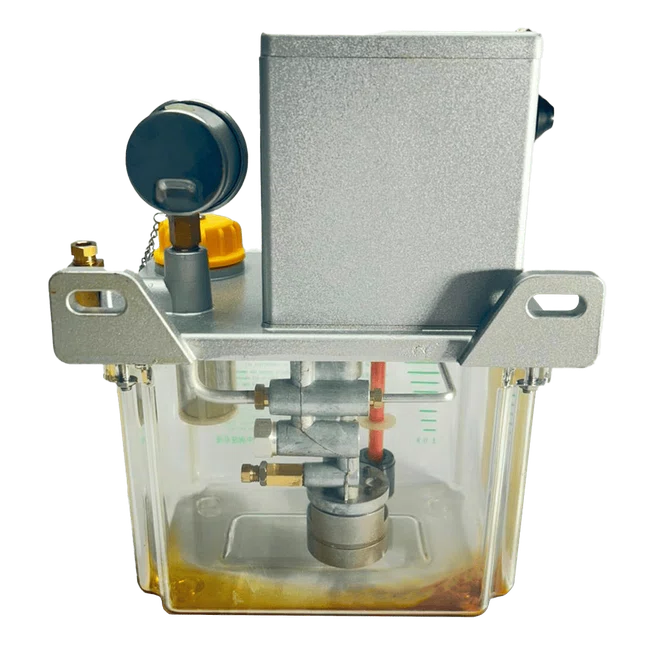 Bomba De Lubrificação Linha Simples Resistiva MR-2202-210TA Reservatório 2,0 Litros Para Uso Com CLP 220v/60 Hz