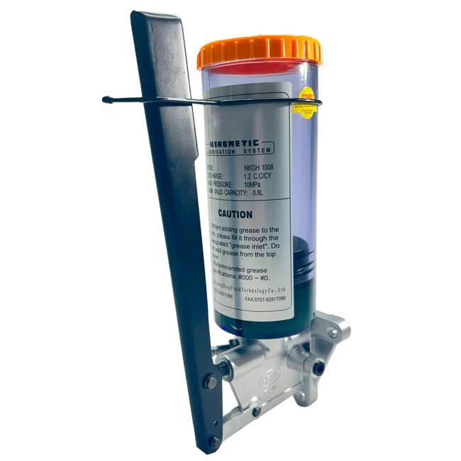 Bomba Manual Para Graxa 0 E 00 - 1,2cc 100 Bar Reservatório 800ml