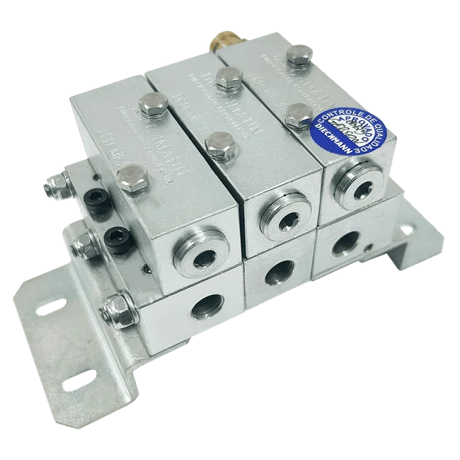 Distribuidor Progressivo Modular DPD-MI-3-00-15/15/15 Com 6 Saídas