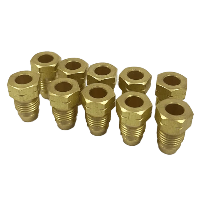 Flange Luva De Latão 4 X M8 - DIN 3862
