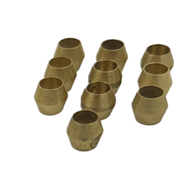 Flange Orifício De Latão 4 X M8x1 (Porca e Anilha) - DIN 3862