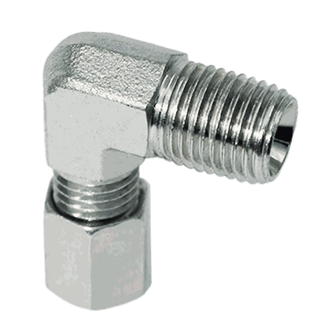 Joelho Macho De Aço JMA 10 x 3/8 NPT-L (Ermeto)