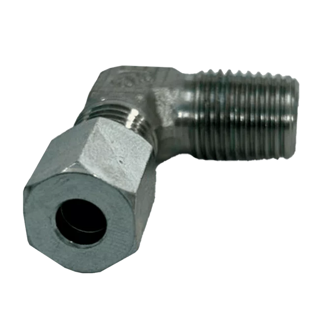 Joelho Macho De Aço JMA 12 x 3/8 NPT-L (Ermeto)