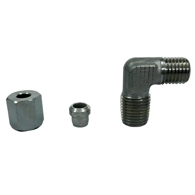 Joelho Macho De Aço JMA 6 x 1/8 NPT-L (Ermeto)