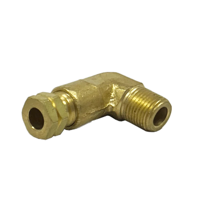 Joelho Macho De Latão 6 X 1/4 NPT - DIN 3862