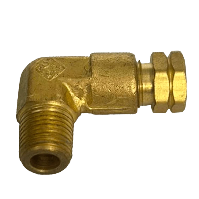 Joelho Macho De Latão 6 X 1/8 NPT - DIN 3862