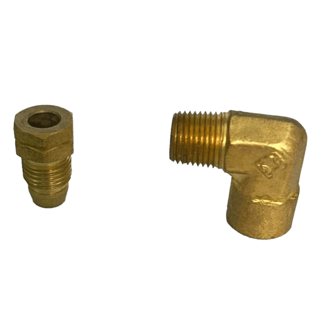 Joelho Macho De Latão 8 X 1/4 NPT - DIN 3862
