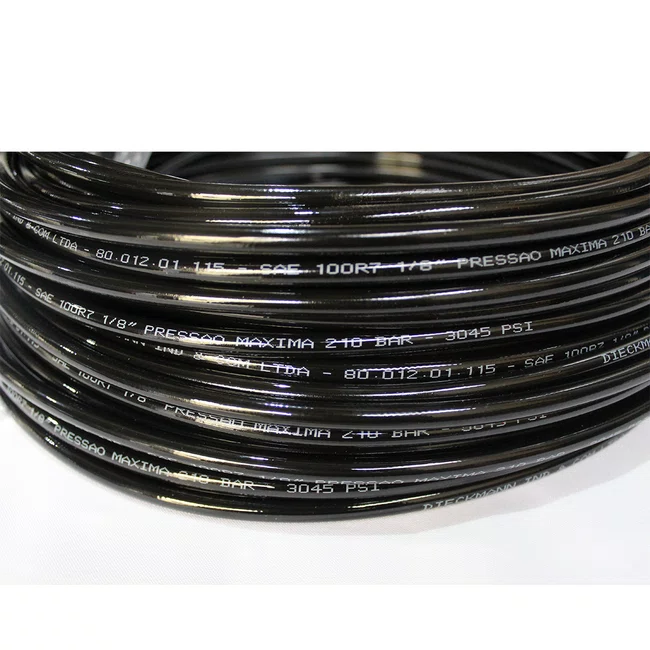 Mangueira Termoplastica Para Lubrificação SAE 100 R7 1/8 (3,18 MM)  EXT 8,0 MM 210 BAR - 1m