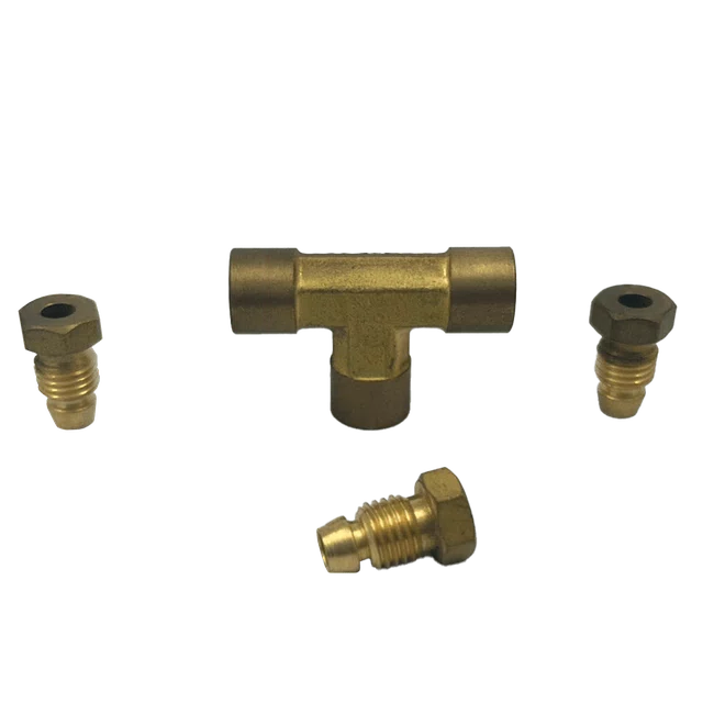 TEE Igual De Latão 10mm - DIN 3862