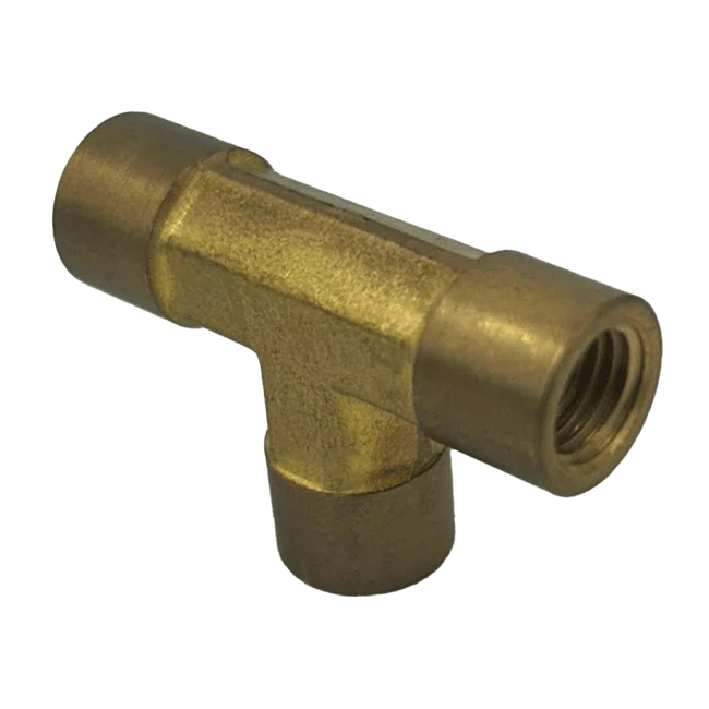 TEE Igual De Latão 10mm - DIN 3862