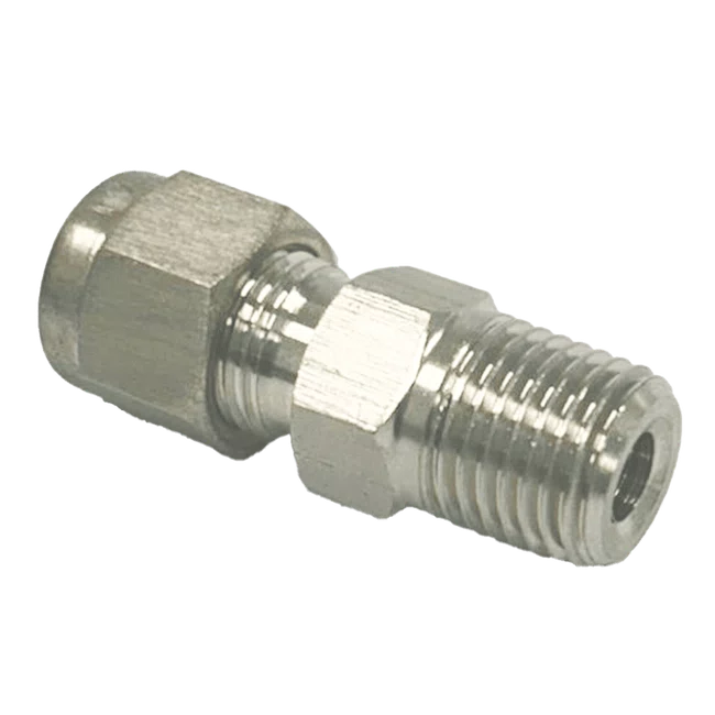 União Macho De Inox 316 UMI 10 X 3/8 NPT-L (Dupla Anilha)