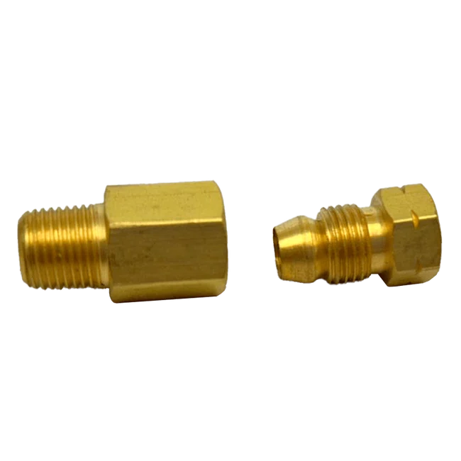 União Macho De Latão 4 X M6X1 - DIN 3862