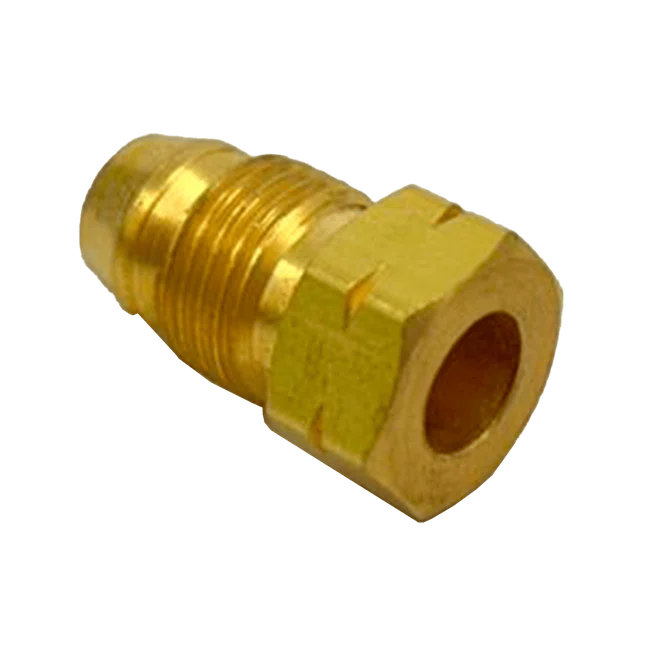 União Macho De Latão 6 X 1/8 BSP - DIN 3862