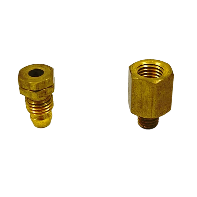 União Macho De Latão 6 X M8X1 - DIN 3862