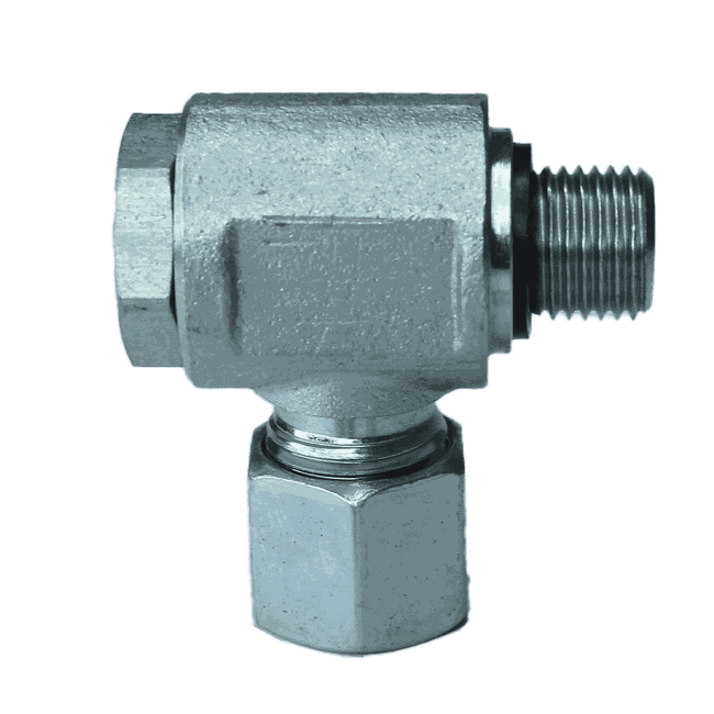 União Orientável De Aço UOA 12 x 3/8 BSP-L - Banjo (Ermeto)