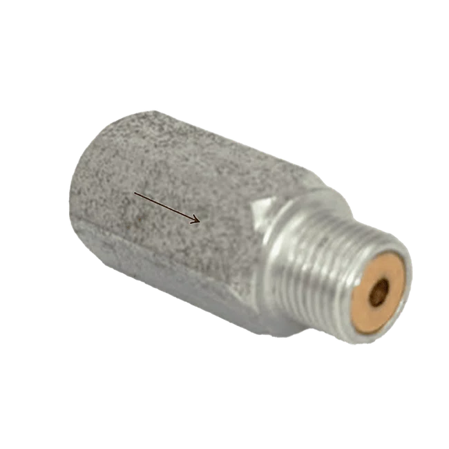 Válvula De Retenção Entrada Femea 1/8 BSP X Saída Macho 1/8 BSP - Aço Carbono