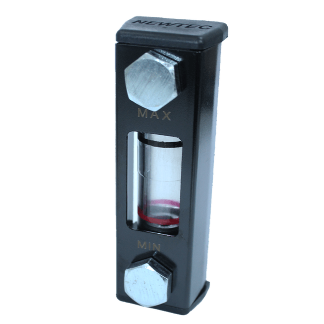 Visor De Nível Sem Termômetro NewTec - NV13PN - Entre Furos 127mm
