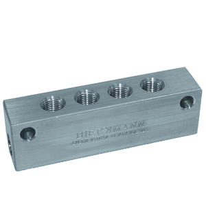 Barra De Ligação Para Distribuidor Linha Simples Entrada M10x1 Saídas M10x1 - 4 Vias