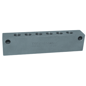 Barra De Ligação Para Distribuidor Linha Simples Entrada M10x1 Saídas M10x1 - 6 Vias