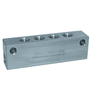 Barra De Ligação Para Distribuidor Linha Simples Entrada M10x1 Saídas M8x1 - 4 Vias