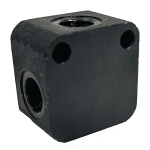 Bloco De Ancoragem T Aço Carbono - 1/4 BSP X 1/4 BSP X 1/4 BSP