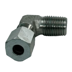 Joelho Macho De Aço JMA 12 x 1/4 NPT-L (Ermeto)