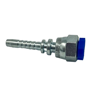 Terminal Prensável Reto DKO 12L - M18x1,5 - Para Mangueira 3/8" -  Aço Carbono