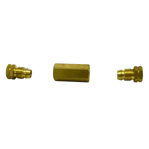 União Dupla Igual De Latão 6mm - DIN 3862