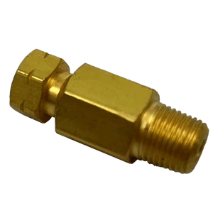 União Macho De Latão 4 X 1/8 NPT - DIN 3862