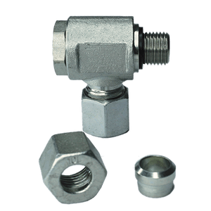 União Orientável De Aço UOA 10 x 1/4 BSP-L - Banjo (Ermeto)