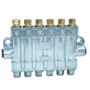 Distribuidor Linha Simples Volumétrico Com Pino De Inspeção RH-3630, 6 Saídas De 0,30cc Cada